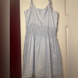 Blue and White striped JCrew Dress!